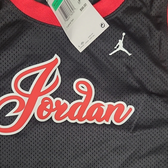 Jordan Black and Red Active Tank Top - Picture 3 of 5